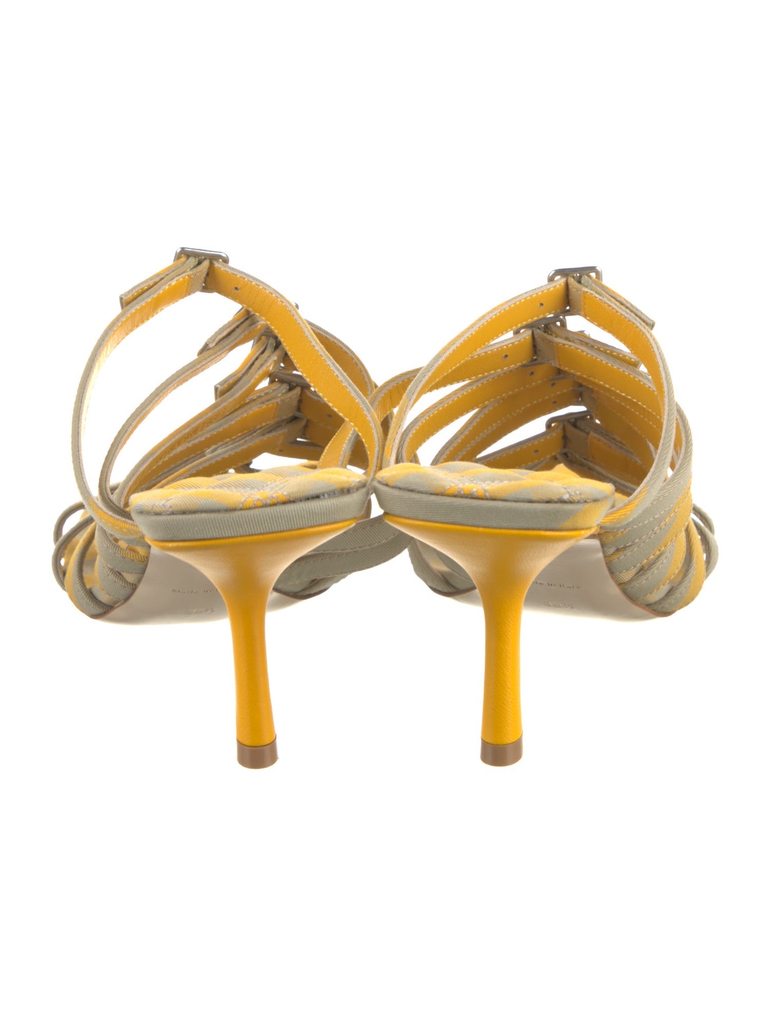 Burberry Canvas Striped Slides